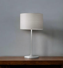 Load image into Gallery viewer, White On White Metal Table Lamp
