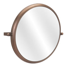 Load image into Gallery viewer, Industrial Round Mirror - Gold