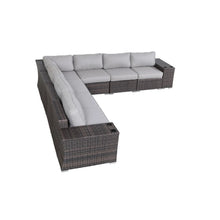 Load image into Gallery viewer, Rattan Sectional Sofa Set With Cushions