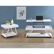 Load image into Gallery viewer, Briana - 2 Piece Coffee And End Table Set With Lift Top Legs - Gloss White