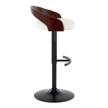 Load image into Gallery viewer, Grotto - Contemporary Adjustable Barstool With Swivel With Rounded T Footrest (Set of 2)