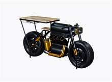 Load image into Gallery viewer, 17" X 70.5" X 33" Vector Bike Bar - Black / Gold