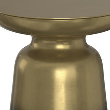 Load image into Gallery viewer, 18" Round Metal End Table - Gold