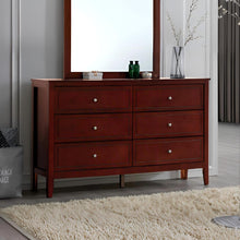 Load image into Gallery viewer, Daniel - Dresser, 6 Drawer Storage - Cherry