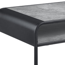 Load image into Gallery viewer, Raziela - Concrete Coffee Table - Black / Gray