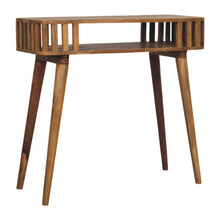 Load image into Gallery viewer, Solid Wood Solid Console Table With Shelf With Two Drawers (719161) - Brown