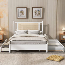 Load image into Gallery viewer, Platform Bed With 2 Big Drawers & Trundle
