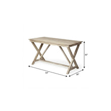 Load image into Gallery viewer, 54" Brown Writing Desk