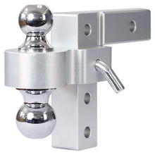 Load image into Gallery viewer, Alu - Adjustable Trailer Drop Hitch With 2" Receiver, 6" Adjustable - Silver