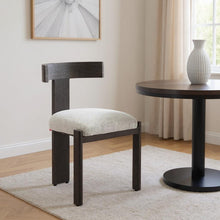 Load image into Gallery viewer, Olefin Aluminum Open Back Dining Side Chair - Beige / Black