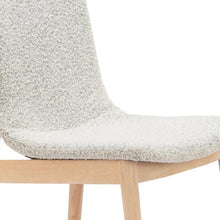 Load image into Gallery viewer, Upholstered Fabric Solid Wood Dining Side Chairs (Set of 2) - White