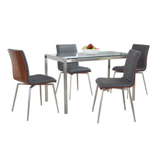Load image into Gallery viewer, Fuji Mason - Swivel Contemporary Dining Set Dining Set, Glass, 5 Piece