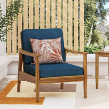 Load image into Gallery viewer, Emmry - Outdoor Acacia Wood Club Chair