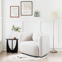 Load image into Gallery viewer, Japandi Style Accent Square Chair