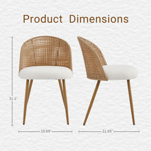Load image into Gallery viewer, Bohemian Style Double Seater Dining Chair