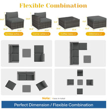 Load image into Gallery viewer, Modern Patio Set With Coffee Table