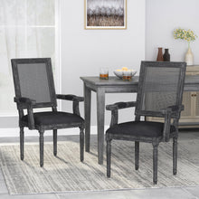 Load image into Gallery viewer, Elegant French Country Style Dining Chair With Cane Backrest