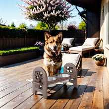 Load image into Gallery viewer, Adjustable Pet Bowl Travel Ready HDPE Durable Poly Lumber Recycled