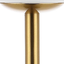 Load image into Gallery viewer, USB Table Lamp With Globe Shade - Brass