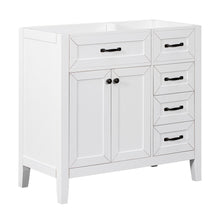 Load image into Gallery viewer, Modern Bathroom Vanity Base Only, 2 Doors And 3 Drawers