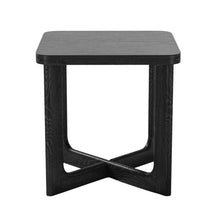 Load image into Gallery viewer, 24" Solid Wood Square End Table - Black