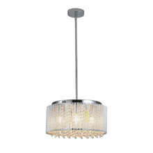 Load image into Gallery viewer, Seven Light Crystal Chandelier With Shades - Clear
