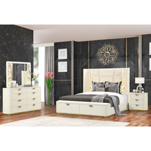 Load image into Gallery viewer, La Pierre - Modern Bedroom Set With Upholstered LED Bed