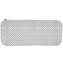 Load image into Gallery viewer, 43" White and Dark Brown Rattan and Wicker Bench