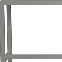 Load image into Gallery viewer, 44" Silver Iron Bench