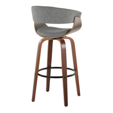 Load image into Gallery viewer, Vintage Mod - Mid Century Modern Fixed Height Barstool With Swivel & Round Footrest (Set of 2)