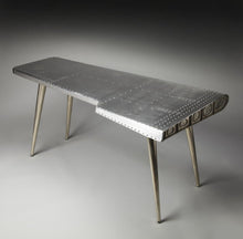 Load image into Gallery viewer, 68" Silver Metal Writing Desk
