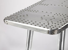 Load image into Gallery viewer, 68" Silver Metal Writing Desk