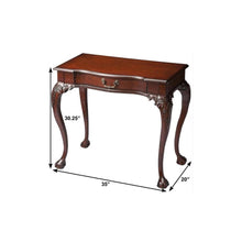 Load image into Gallery viewer, 35" Dark Brown Writing Desk
