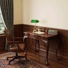 Load image into Gallery viewer, 35" Dark Brown Writing Desk