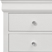 Load image into Gallery viewer, Shagreen Two Drawer Solid Wood Nightstand - White