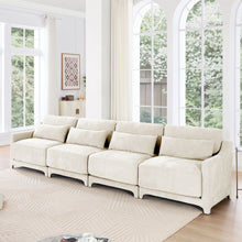Load image into Gallery viewer, Elegant Sofa With Ergonomic Design And Lumbar Pillows