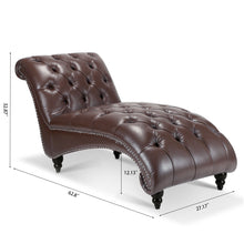 Load image into Gallery viewer, Tufted Armless Chaise Lounge