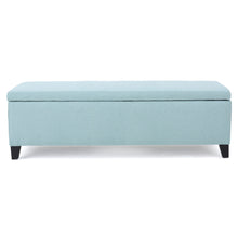Load image into Gallery viewer, Contemporary Storage Ottoman Bench With Upholstery