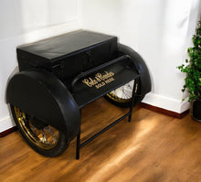Load image into Gallery viewer, Old Time Delivery Box Table With Storage - Black