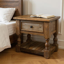 Load image into Gallery viewer, 28" x 18" x 26.5" One Drawer Nightstand - Brown