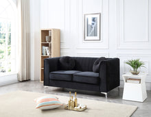 Load image into Gallery viewer, Glam Styled Micro Suede Loveseat