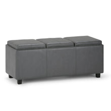 Load image into Gallery viewer, Avalon - Upholstered Storage Ottoman