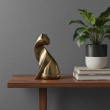 Load image into Gallery viewer, Cat Hand Painted Figurine - Bronze
