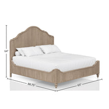 Load image into Gallery viewer, Elegant Design Panel Bed With Transitional Casual Design