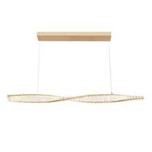 Load image into Gallery viewer, Metal Crystals LED Chandelier - Clear / Gold