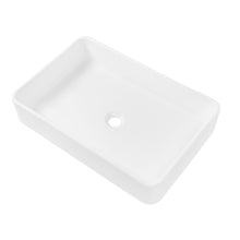Load image into Gallery viewer, Modern European Design Ceramic Rectangular Vessel Bathroom Sink