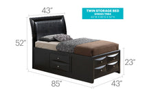 Load image into Gallery viewer, Marilla - Storage Bed