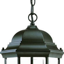 Load image into Gallery viewer, Three Light Wide Lantern Hanging Light - Matte Black