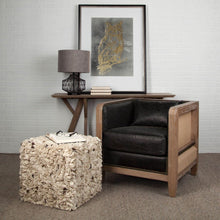 Load image into Gallery viewer, 20" Black Lamp Base LED With Brown Shade