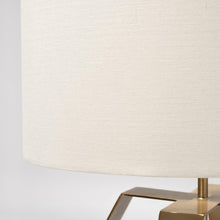 Load image into Gallery viewer, Gold Geometric Design Table Lamp